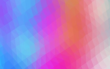 Light Multicolor, Rainbow vector abstract polygonal cover.