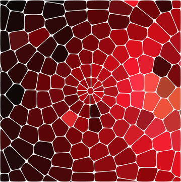 Pattern with colored chaotic stones. Abstract modern endless background in glowing red lava colors.