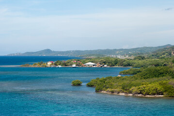 Fototapeta premium Roatan Resort Island Coastline