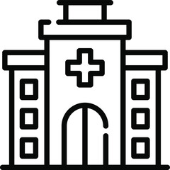 Fototapeta premium vector icon, Medical and corona virus icon