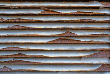 Old rusty ventilaition grille.