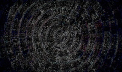 Abstract textured backdrop in silver colors. Ornate gray pattern with wavy effect. Fashion design for decoration wall of building. Structure of dark water surface closeup. Modern art grid.