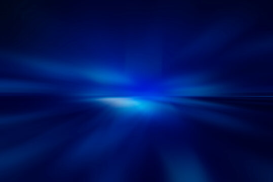 Abstract blue background, blue studio room with light blue gradient spotlight 
