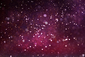 Christmas and New Year holidays glitter bokeh background