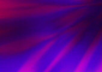 Dark Purple vector blurred shine abstract template.
