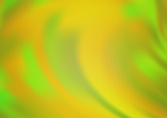 Light Green, Yellow vector blurred shine abstract pattern.