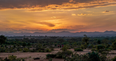 Sunrise in Omo Valley