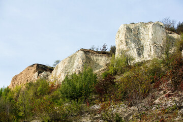 Beautiful and wild nature in Europe.  Colored and amazing landscape in Moldova.