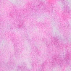 Pink abstract watercolor texture for backgrounds and design elements. 12x12 illustration hand painted with bright pink and softer shades of pink for backdrops.