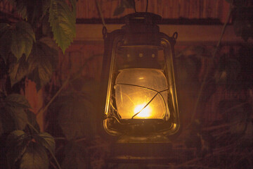 old oil lamp