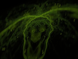 Imaginatory fractal background Image