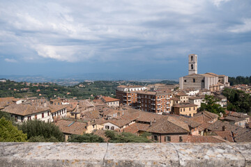 Obraz premium Perugia - August 2019: view of city center