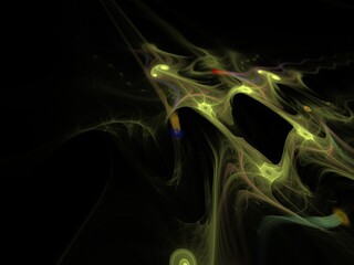 Imaginatory fractal background Image
