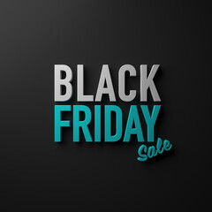 Black Friday Sale on dark background design decoration	
