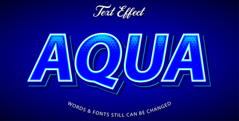 Aqua text effect