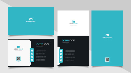 creative modern name card and business card	
