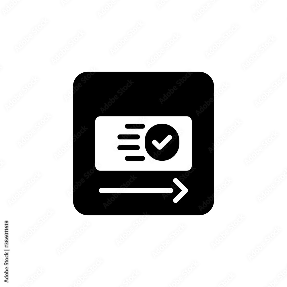 Poster power on and turn on icon. perfect use for website, poster, banner, presentation, print template, ap