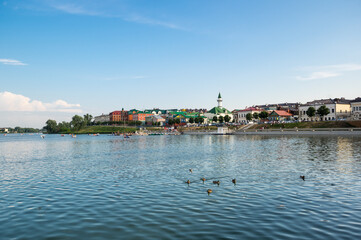 Fototapeta na wymiar Lake Nizhny Kaban in Kazan