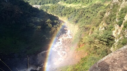 rainbow in the mountain