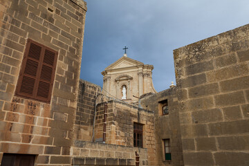 The Cittadellal of Victoria on the island of Gozo, Malta