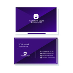 Modern business card template