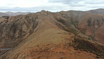 desert mountains with beautiful shapes and colors