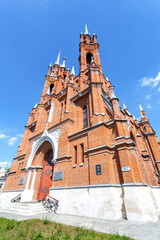 Fototapeta na wymiar Parish of the sacred Heart of Jesus in Samara, Russia