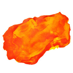 Red orange paint stain