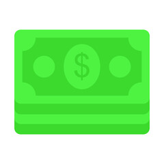 currency bundle vector icon