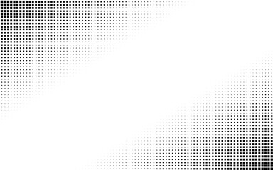 Squares halftone geometric background pattern and texture vector illustration