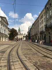 street in the Lviv city