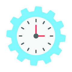 clock with gears