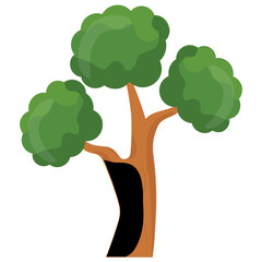 
A tree with small circular leaf and branches structure is bonsai pine
