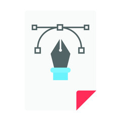 creative pen with document