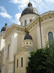 Fototapeta na wymiar Orthodox Christian church in Lviv. Ukraine. Europe