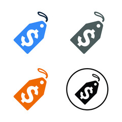 Price, shopping, tag icon. Vector graphics
