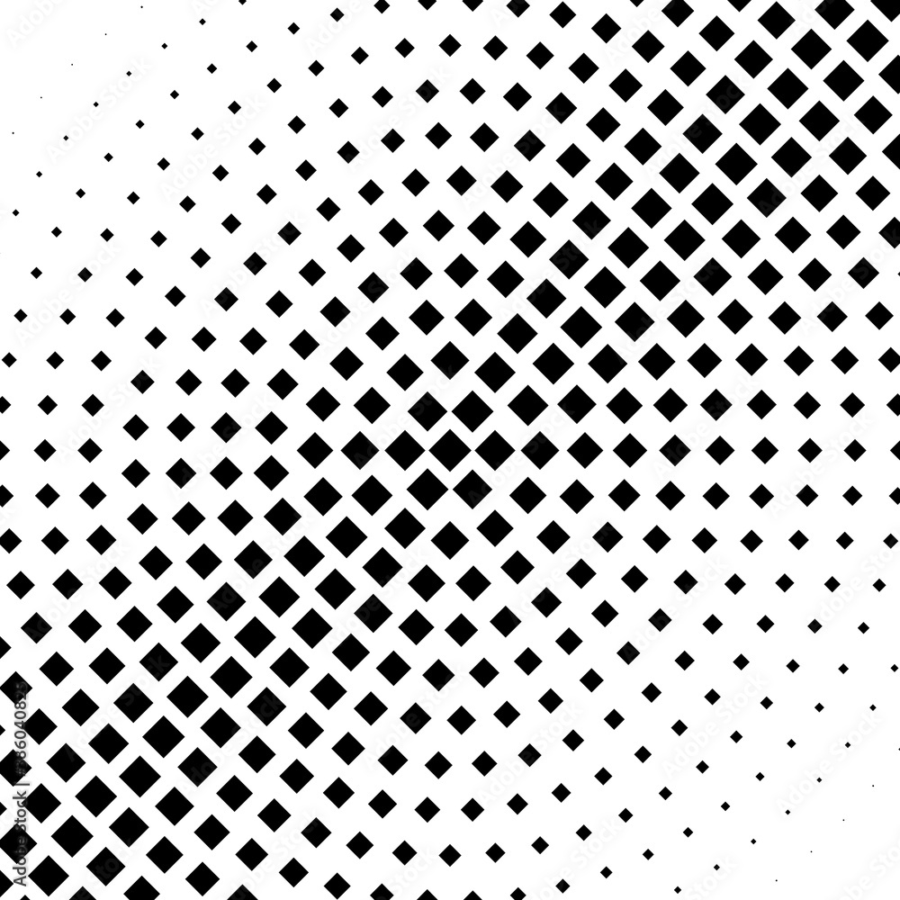 Poster squares halftone geometric background pattern and texture vector illustration