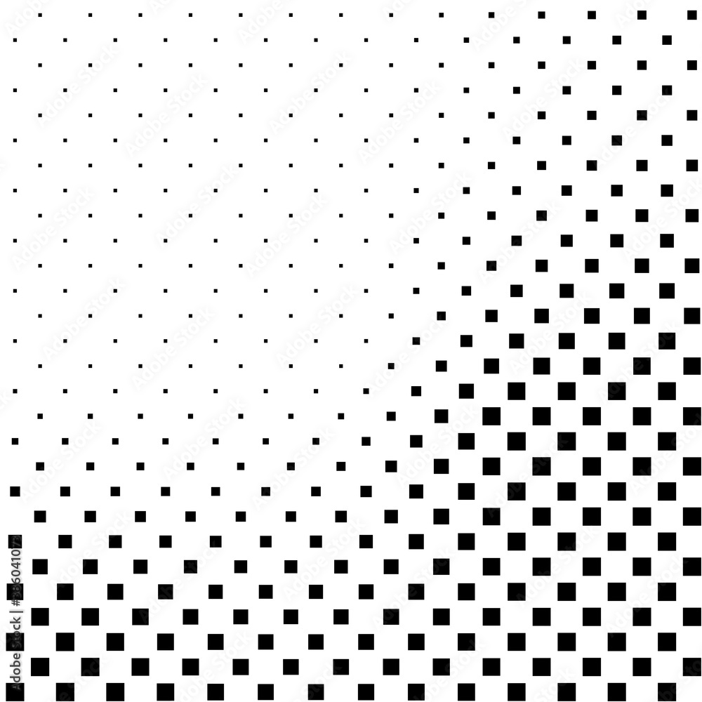 Poster squares halftone geometric background pattern and texture vector illustration