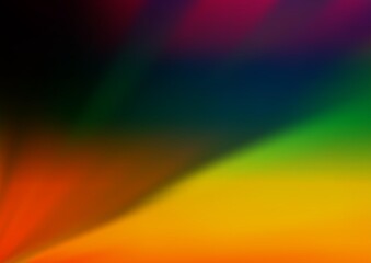 Obraz premium Dark Multicolor, Rainbow vector bokeh pattern.