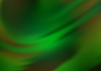 Light Green vector blurred bright template.