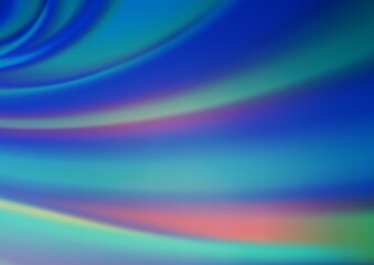 Obraz premium Light BLUE vector blurred shine abstract template.