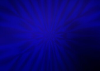 Dark BLUE vector blurred bright pattern.