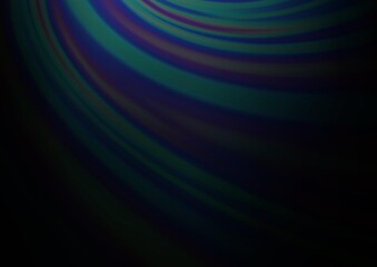 Dark BLUE vector abstract blurred background.