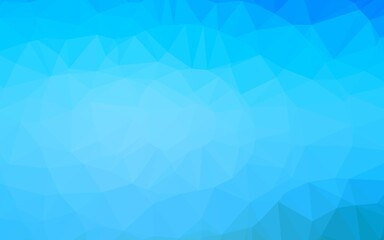 Obraz premium Light BLUE vector polygon abstract layout.