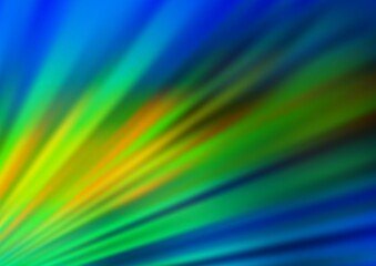 Obraz premium Dark Blue, Yellow vector blurred and colored template.