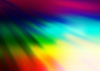 Obraz premium Light Multicolor, Rainbow vector blurred shine abstract background.