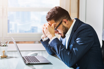 Depressed Businessman