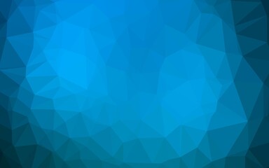 Light BLUE vector blurry triangle pattern.
