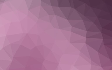 Obraz premium Light Pink vector polygonal template.