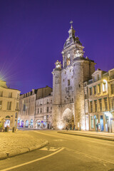 Fototapeta na wymiar La Rochelle, La tour de l'Horloge